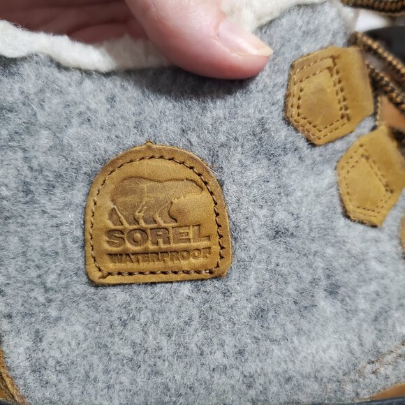 Sorel Ankle Boots in Gray and Brown - Picture 10 of 12